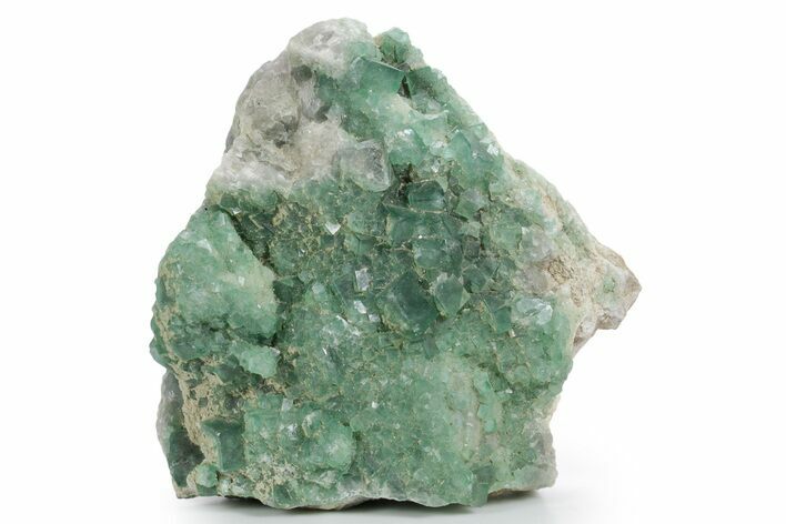 Green Fluorescent Cubic Fluorite Crystals - Madagascar #361411